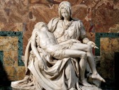 Michelangelo Buonarroti, Pietà, San Pietro in Vatia pietà di Michelangelo, Pietà, Basilica di San Pietro, Roma,1497-99 (immagine presa dal web)